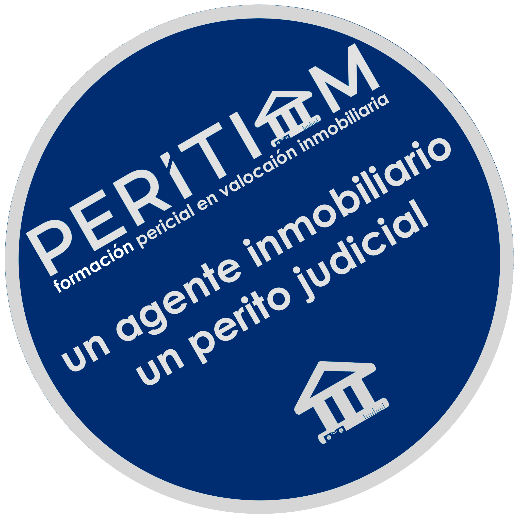un agente inmobiliario, un perito judicial